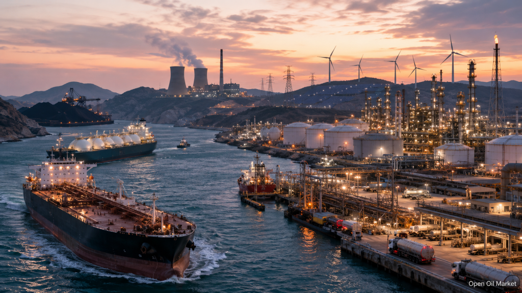 Mercado energético mundial 6 de junio de 2026: petrolero, GNL, refinerías, logística del carbón, electricidad y renovables