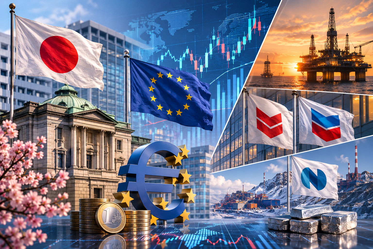 Eventos económicos e informes corporativos: viernes, 31 de julio de 2026 — decisión del Banco de Japón, inflación eurozona, informes de ExxonMobil, Chevron y Norilsk Nickel