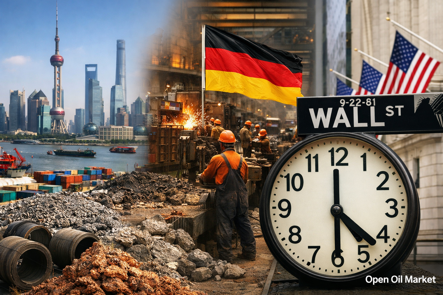 Mercados financieros globales inflación China industria Alemania expectativas inflación EE UU eventos económicos 9 marzo 2026