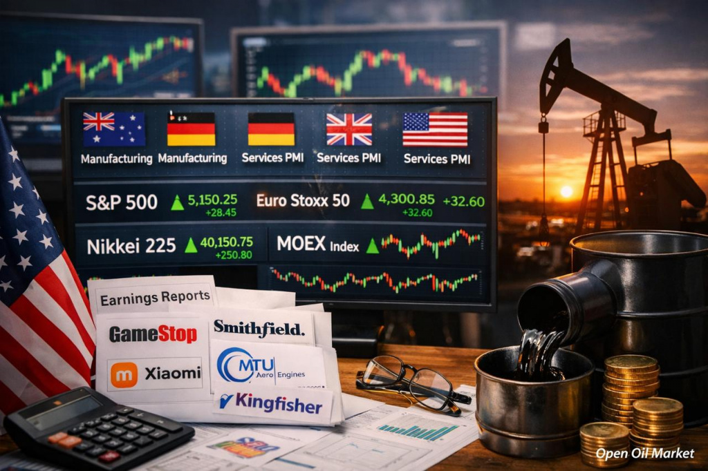 Eventos económicos e informes corporativos martes 24 de marzo de 2026: PMI, empleo EE. UU. y petróleo.