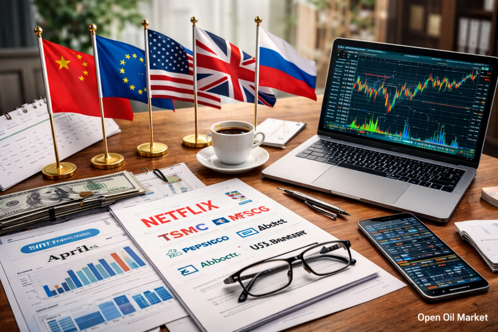 Eventos económicos y informes corporativos - jueves 16 de abril de 2026: PIB de China, IPC eurozona e informes de empresas