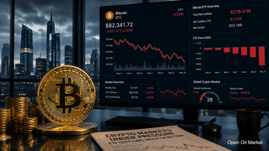 Noticias de criptomonedas 2 de julio de 2026: Bitcoin bajo presión por retiros de ETFs y caída en el mercado de activos digitales
