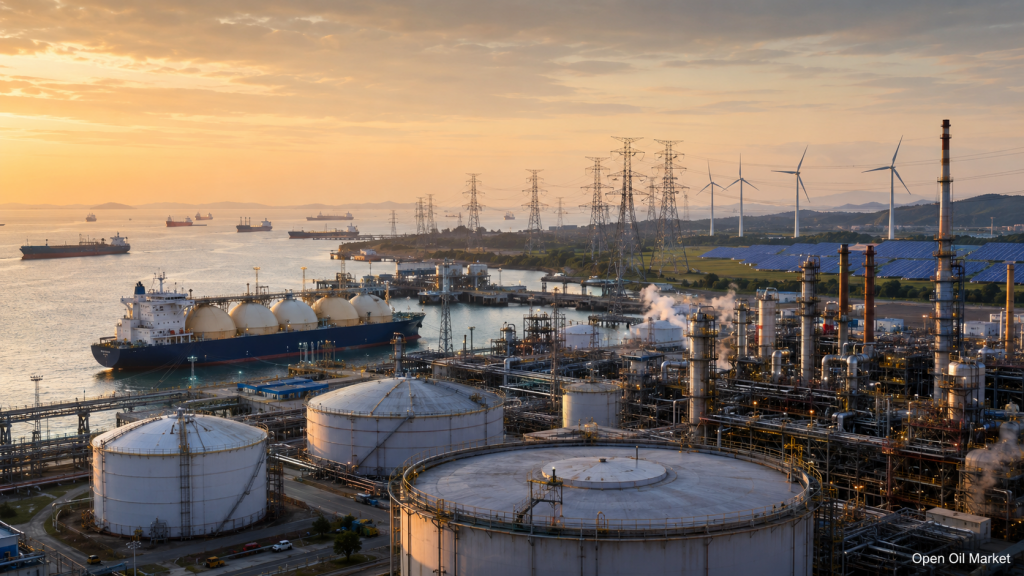 Mercado energético mundial 11 de mayo de 2026: petróleo, GNL, productos derivados del petróleo, electricidad y energía renovable.