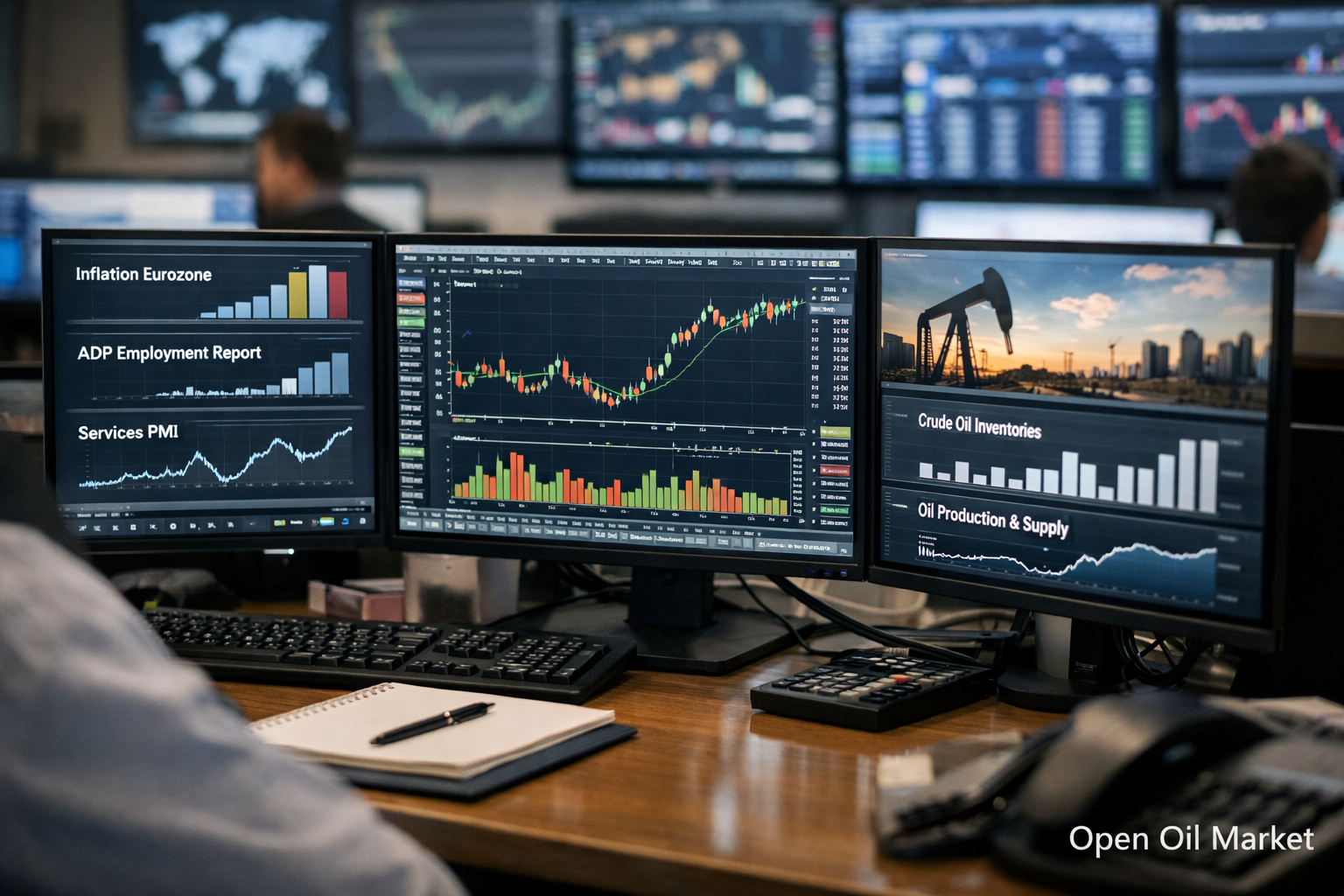 Eventos económicos e informes corporativos — miércoles, 7 de enero de 2026: CPI Eurozona, informe ADP e índice ISM en EE. UU.