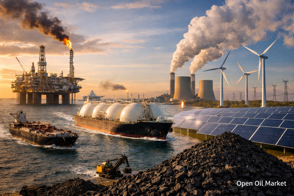 Mercado energético global 6 de abril de 2026: shock petrolero, GNL y equilibrio energético.