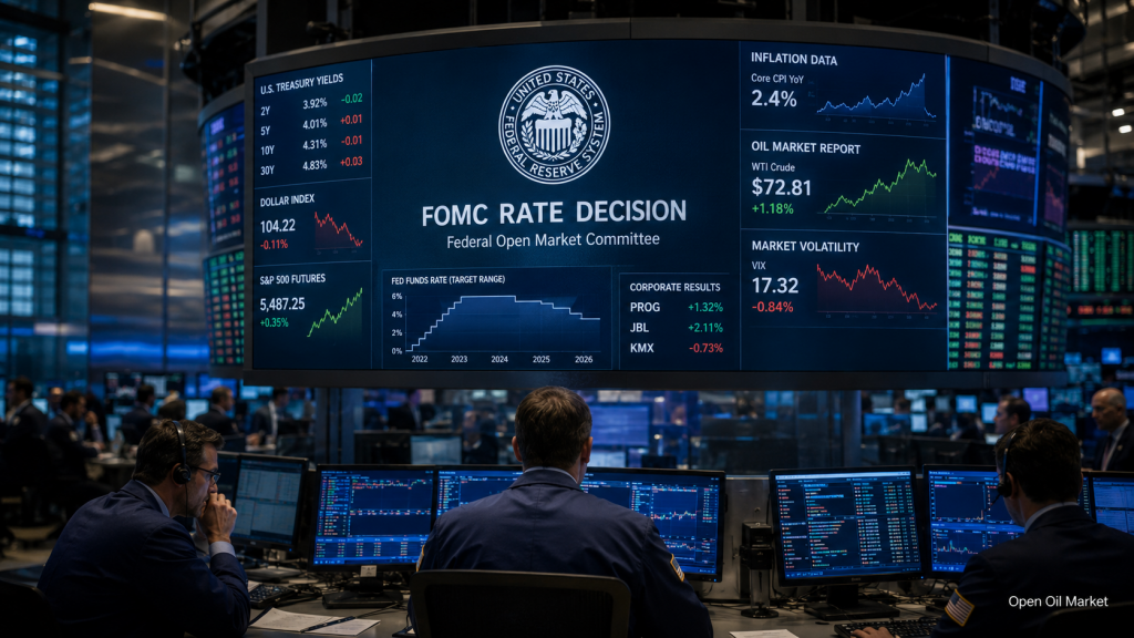 Eventos económicos e informes corporativos, miércoles 17 de junio de 2026: FOMC, inflación en Reino Unido y en la zona euro, informe de la AIE e informes de Progressive, Jabil y CarMax