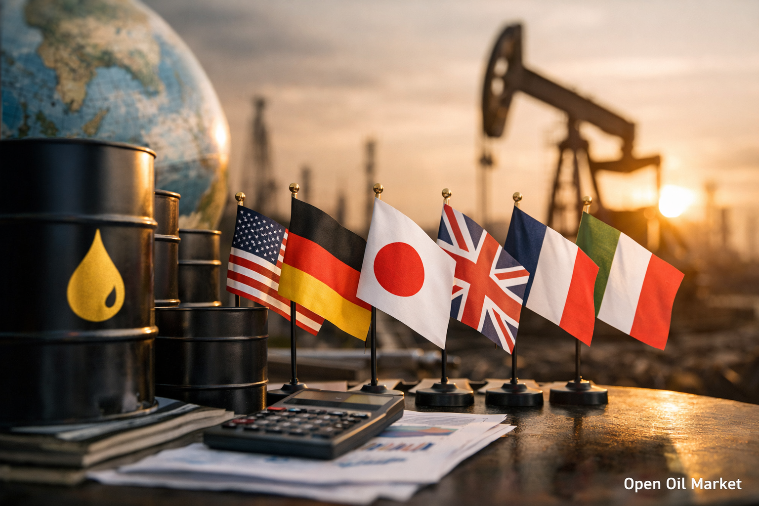 Reservas de petróleo del G7 más de 1 mil millones de barriles: ¿cuántos días de consumo mundial de petróleo?