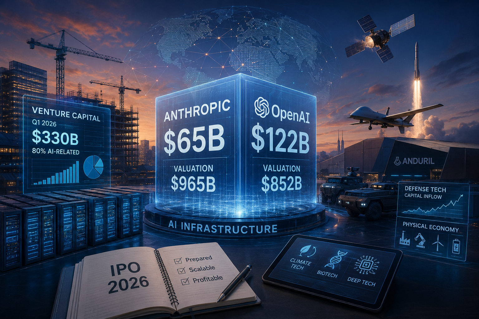 Noticias de startups y capital de riesgo, miércoles, 3 de junio de 2026: infraestructura de IA, tecnologías de defensa y apuesta por la economía física