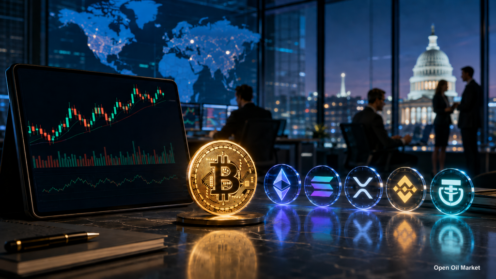 Noticias sobre criptomonedas 10 de mayo de 2026: Bitcoin, Ethereum, Solana, XRP, BNB y stablecoins en el mercado financiero global.