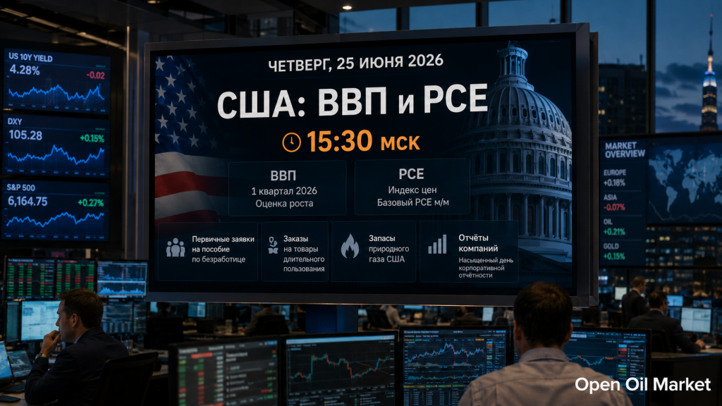 Eventos económicos e informes corporativos 25 de junio de 2026: PIB de EE.UU., PCE, mercado laboral e informes de empresas