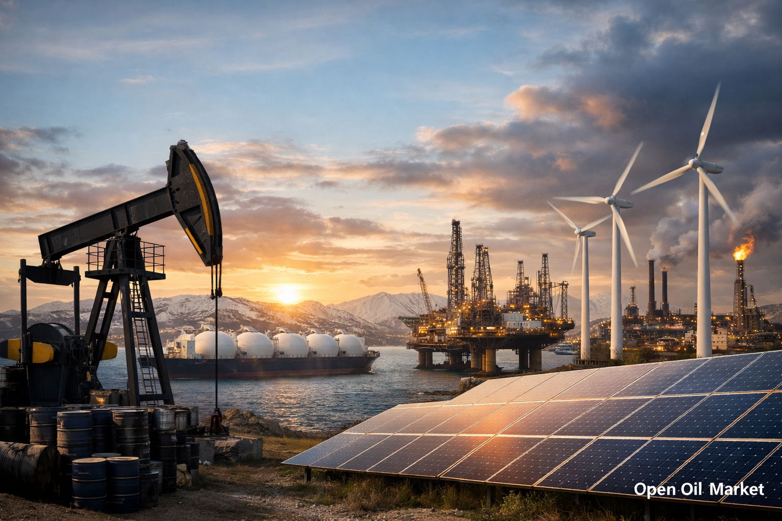 Noticias de petróleo y gas y energía 18 de enero de 2026 — mercado mundial de TAE, petróleo, gas, FER y mercado energético