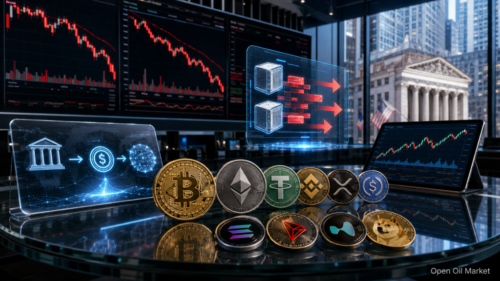 Noticias de criptomonedas 1 de junio de 2026, Bitcoin y Ethereum en el contexto de gráficos comerciales, flujos de salida de ETF, stablecoins y las 10 principales criptomonedas