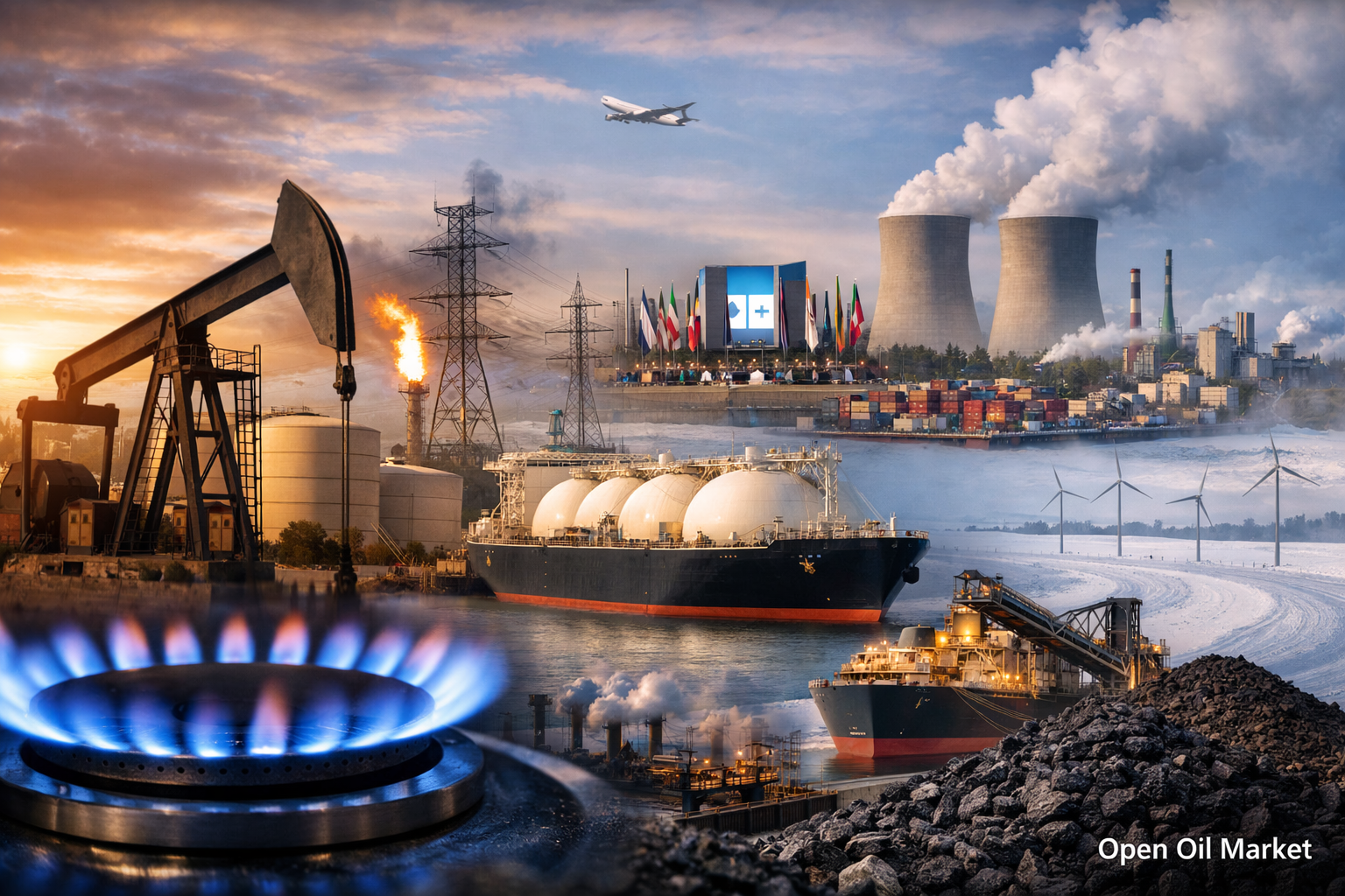 Noticias petróleo y energía — 28 de febrero de 2026 Petróleo, OPEP+, gas, GNL, electricidad, energías renovables