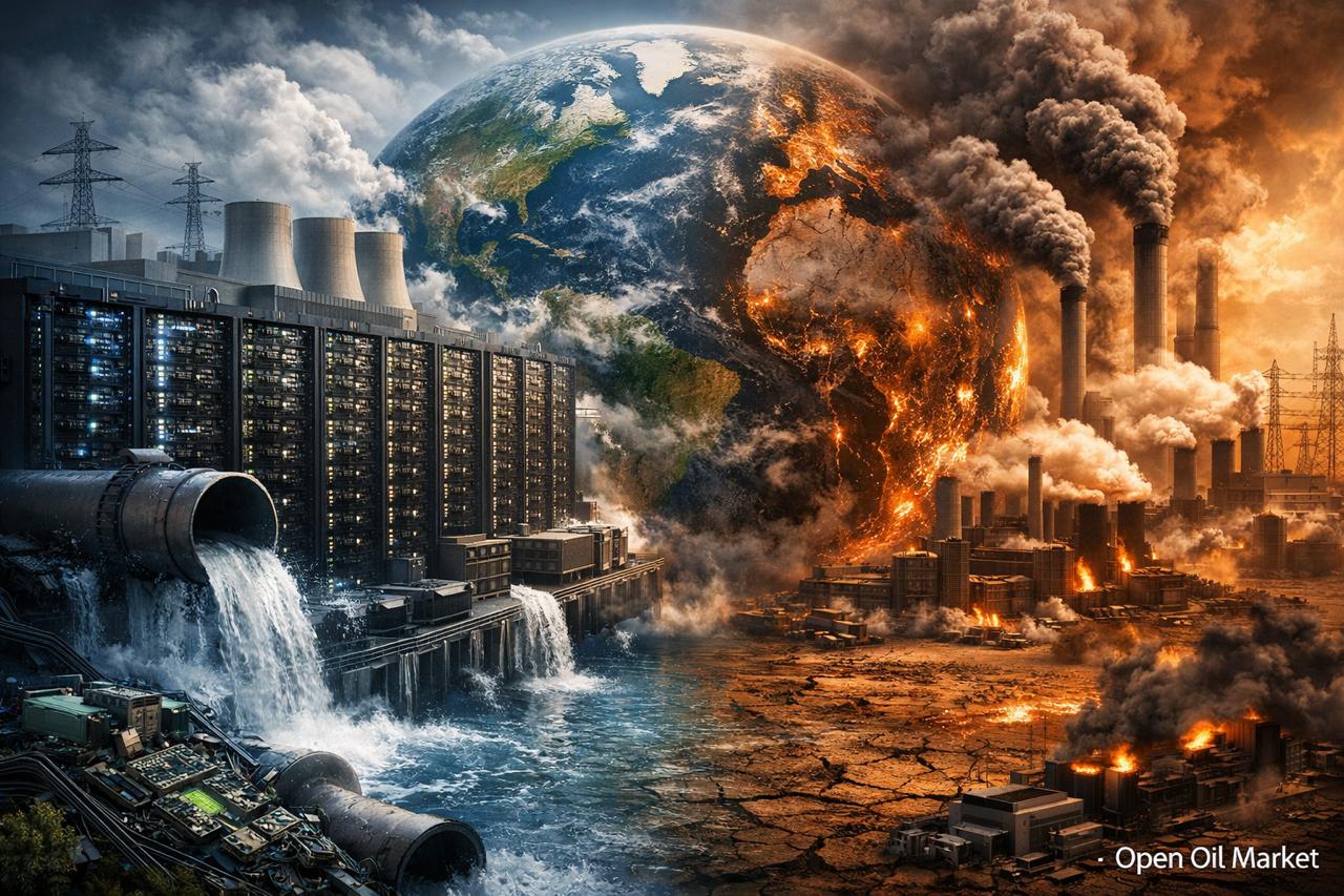 El costo ecológico de la IA: consumo energético de las redes neuronales, agua y riesgos para los inversores