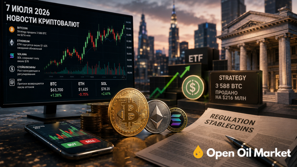 Noticias de criptomonedas 7 de julio de 2026: Bitcoin, ETF, Strategy, Ethereum, Solana y stablecoins