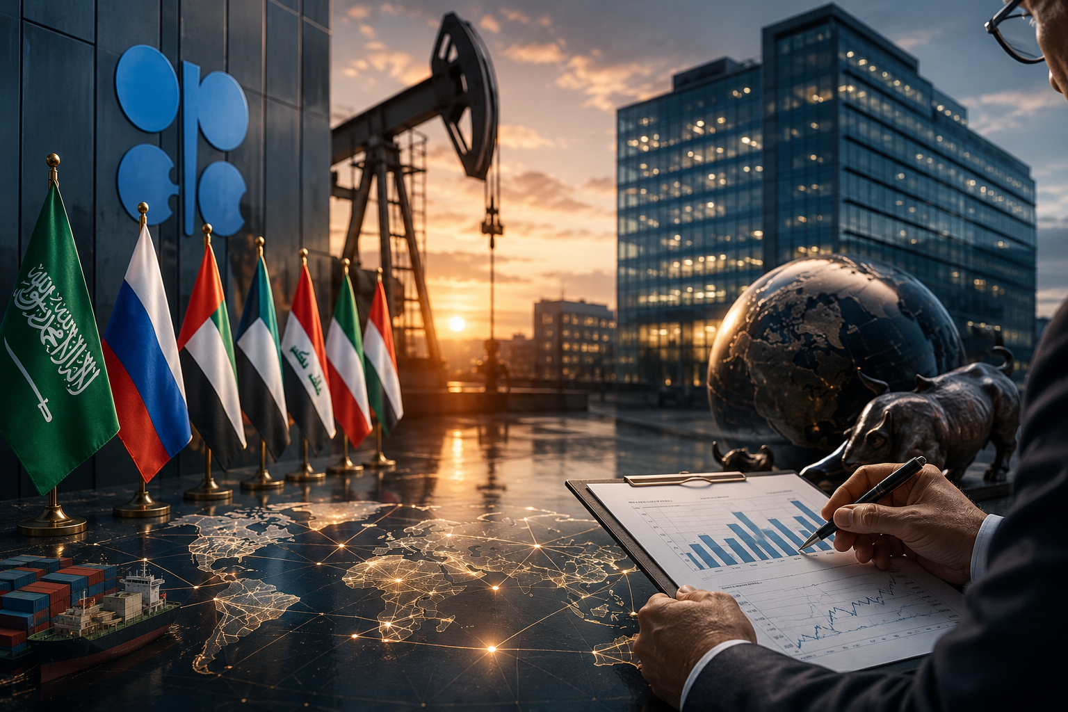 Eventos económicos e informes corporativos: domingo, 2 de agosto de 2026 — reunión de OPEP+ sobre la producción de petróleo, informe de Berkshire Hathaway y comienzo de nueva semana comercial.