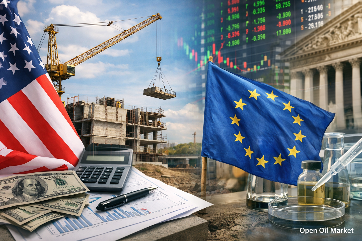 Mercados globales y datos macroeconómicos 23 de marzo de 2026 Chicago Fed, construcción EE. UU., confianza zona euro